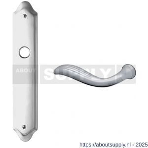 Mandelli1953 980L PC92 Plisse deurkruk gatdeel op langschild 260x47 mm PC92 linkswijzend chroom - S21015966 - afbeelding 1