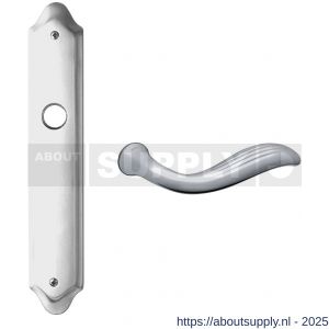 Mandelli1953 980R BB72 Plisse deurkruk gatdeel op langschild 260x47 mm BB72 rechtswijzend chroom - S21015969 - afbeelding 1