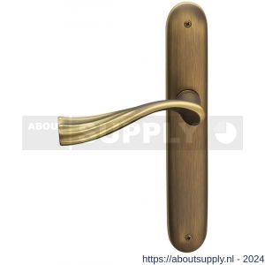 Mandelli1953 990L River deurkruk gatdeel linkswijzend op langschild 238x40 mm blind mat brons - S21013711 - afbeelding 1