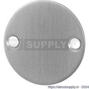 GPF Bouwbeslag RVS 0900.06 blinde platte ronde rozet 50x2 mm RVS mat geborsteld - S21003502 - afbeelding 1