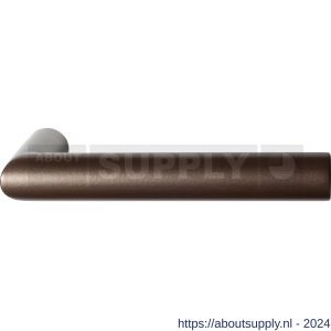 GPF Bouwbeslag Anastasius 1015.A2 Toi L-haaks model 19 mm deurkruk Bronze blend - S21010595 - afbeelding 1