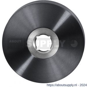 GPF Bouwbeslag PVD 1100.00P1 rozet vierkant 50x8 mm PVD antraciet - S21003639 - afbeelding 1