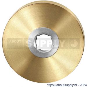GPF Bouwbeslag PVD 1100.00P4 rozet vierkant 50x8 mm PVD messing satin - S21003641 - afbeelding 1