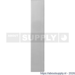 GPF Bouwbeslag RVS GPF1200.25 PC85 langschild rechthoekig 218x40x8.5 mm zonder krukgat PC85 RVS geborsteld - S21004396 - afbeelding 1