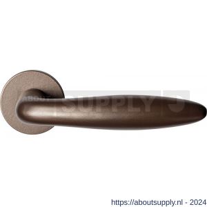 GPF Bouwbeslag Anastasius 1315.A2-00 Pepe deurkruk op ronde rozet 50x8 mm Bronze blend - S21010612 - afbeelding 1