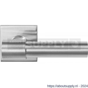 GPF Bouwbeslag RVS 3042.09-02 Hipi Deux+ deurkruk op vierkante rozet 50x50x8 mm RVS mat geborsteld - S21009262 - afbeelding 1