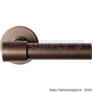 GPF Bouwbeslag Anastasius 3042.A2-00 Hipi Deux+ deurkruk 105,5 mm op ronde rozet 50x8 mm Bronze blend - S21010636 - afbeelding 1