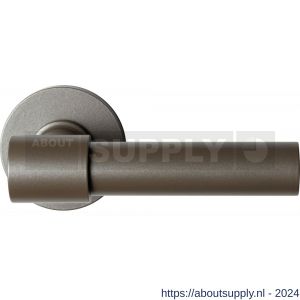 GPF Bouwbeslag Anastasius 3042.A3-00 Hipi Deux+ deurkruk 105,5 mm op ronde rozet 50x8 mm Mocca blend - S21010638 - afbeelding 1