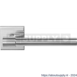 GPF Bouwbeslag RVS 3051.09-02 Hipi Deux deurkruk op vierkante rozet 50x50x8 mm RVS mat geborsteld - S21009273 - afbeelding 1