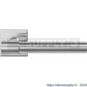 GPF Bouwbeslag RVS 3052.09-00 Hipi Deux+ deurkruk op ronde rozet 50x8 mm RVS mat geborsteld - S21009275 - afbeelding 1