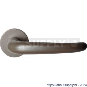 GPF Bouwbeslag Anastasius 3085.A3-00 Tino deurkruk op ronde rozet 50x8 mm Mocca blend - S21010670 - afbeelding 1