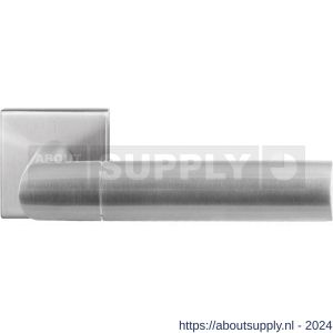 GPF Bouwbeslag RVS 3140.09-02 Nana deurkruk op vierkante rozet 50x50x8 mm RVS mat geborsteld - S21009289 - afbeelding 1