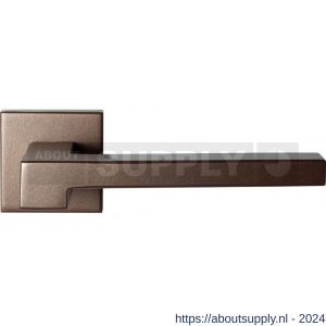 GPF Bouwbeslag Anastasius 3160.A2-02 Raa deurkruk op vierkante rozet 50x50x8 mm Bronze blend - S21010676 - afbeelding 1