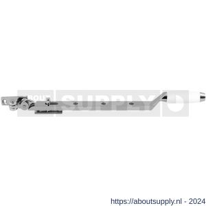 GPF Bouwbeslag RVS 4646.49 Ika raamuitzetter met trapezium eindknop 310 mm RVS gepolijst-wit - S21008349 - afbeelding 1