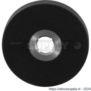 GPF Bouwbeslag ZwartWit 8100.00L/R rozet vierkant 50x8 mm links-rechtswijzend zwart - S21003637 - afbeelding 1
