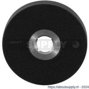 GPF Bouwbeslag ZwartWit 8100.05L rozet vierkant 50x6 mm linkswijzend zwart - S21007358 - afbeelding 1
