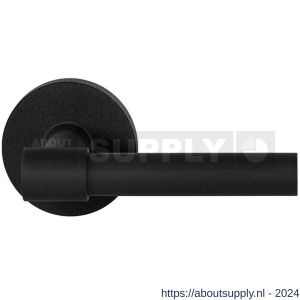 GPF Bouwbeslag ZwartWit 8231.61-00 Hipi Deux deurkruk op ronde rozet 50x8 mm zwart - S21009346 - afbeelding 1