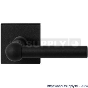 GPF Bouwbeslag ZwartWit 8235.61-02 Hipi deurkruk op vierkante rozet 50x50x8 mm zwart - S21009356 - afbeelding 1