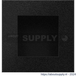GPF Bouwbeslag ZwartWit 8714.61D schuifdeurkom vierkant 60x60 mm zwart - S21007579 - afbeelding 1
