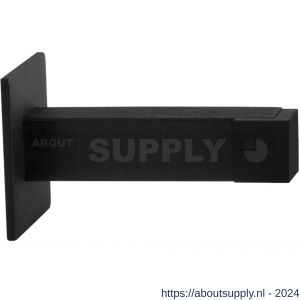 GPF Bouwbeslag ZwartWit 8739.61 deurstopper vierkant 85x20/50 mm zwart - S21008219 - afbeelding 1