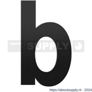 GPF Bouwbeslag ZwartWit 9800.61.0156-b letter b 156 mm zwart - S21010781 - afbeelding 1