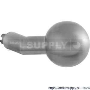 GPF Bouwbeslag RVS 9853.09 S5 verkropte kogelknop 55x16 mm voor veiligheidsschilden vast met wisselstift RVS mat geborsteld - S21008222 - afbeelding 1