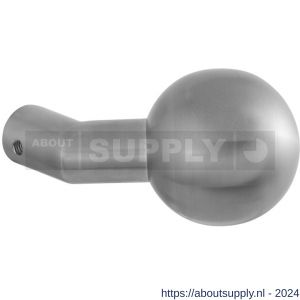 GPF Bouwbeslag RVS 9953.09 S1 verkropte kogelknop 55 mm draaibaar met krukstift RVS mat geborsteld - S21008258 - afbeelding 1
