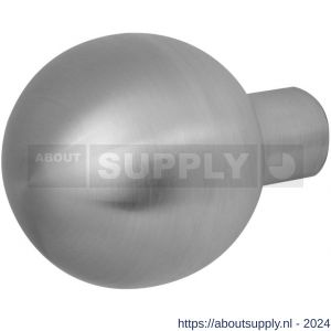 GPF Bouwbeslag RVS 9954.09 S2 kogelknop 50 mm vast met knopvastzetter RVS mat geborsteld - S21003193 - afbeelding 1