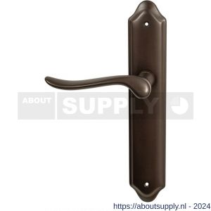 Mandelli1953 690L PC72 Rondo deurkruk gatdeel op langschild 260x47 mm PC 72 mm linkswijzend antiek brons - S21013532 - afbeelding 1