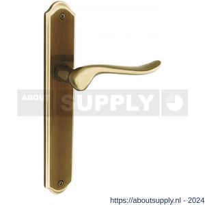 Mandelli1953 690 WC63/8 Rondo deurkruk op langschild 260x47 mm WC 63/8 mm brons - S21013569 - afbeelding 1