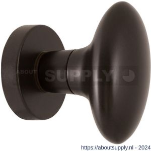 Mandelli1953 0744 deurknop op rozet 51x6 mm mat brons - S21013663 - afbeelding 1
