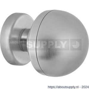 Mandelli1953 0854 deurknop 50 mm op rozet 51x6 mm chroom-mat chroom - S21013671 - afbeelding 1