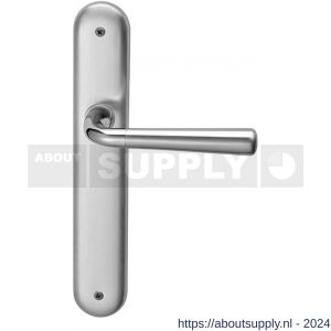 Mandelli1953 S90R Special deurkruk gatdeel op langschild 238x40 mm blind rechtswijzend chroom-satin mat chroom - S21012155 - afbeelding 1