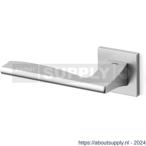 Mandelli1953 1031L Link deurkruk gatdeel op rozet 50x50x6 mm linkswijzend satin mat chroom - S21009613 - afbeelding 1