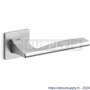 Mandelli1953 1031R Link deurkruk gatdeel op rozet 50x50x6 mm rechtswijzend satin mat chroom - S21009614 - afbeelding 1