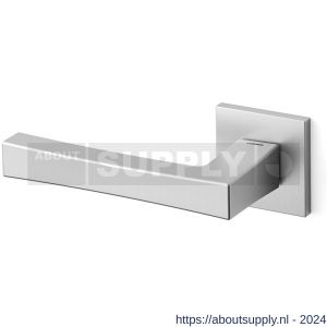 Mandelli1953 1161L Telis deurkruk gatdeel op rozet 50x50x6 mm linkswijzend satin mat chroom - S21009666 - afbeelding 1