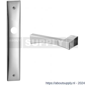 Mandelli1953 1170L Life deurkruk gatdeel op langschild 238x40 mm blind linkswijzend satin mat chroom-chroom - S21012106 - afbeelding 1