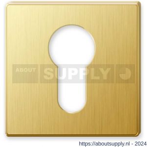 Mandelli1953 1351/BY cilinderrozet rond 51x10 mm satin mat messing - S21011289 - afbeelding 1