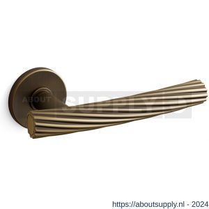 Mandelli1953 1731 Fusilla deurkruk op rozet 51x6 mm mat brons - S21009131 - afbeelding 1