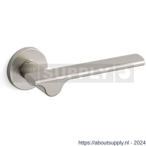 Mandelli1953 3191L Ara deurkruk gatdeel op rozet 51x6 mm linkswijzend mat nikkel - S21009896 - afbeelding 1
