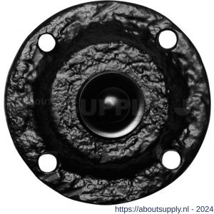 Kirkpatrick KP0751 deurbel beldrukker rond 58 mm smeedijzer zwart - S21000147 - afbeelding 1