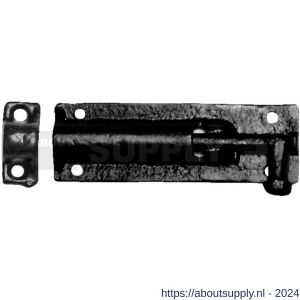 Kirkpatrick KP1154 deurgrendel 101x35 mm smeedijzer zwart - S21000087 - afbeelding 1