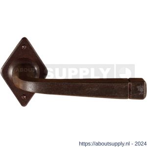 Utensil Legno FM044 RSB deurkruk op rozet 70x45 mm roest - S21006776 - afbeelding 1
