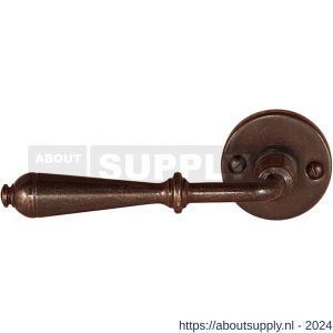 Utensil Legno FM311L M RSB deurkruk gatdeel op rozet 50x50 mm geveerd linkswijzend roest - S21006785 - afbeelding 1
