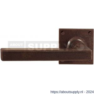 Utensil Legno FM364L M RSB deurkruk gatdeel op rozet 50x50 mm geveerd linkswijzend roest - S21006808 - afbeelding 1