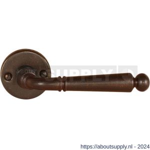Utensil Legno FM381 M RSB deurkruk op rozet 50x50 mm geveerd roest - S21006827 - afbeelding 1