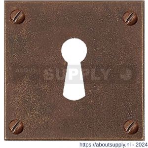 Utensil Legno FB752 sleutelrozet Quadrata vierkant 50x50 mm roest - S21007371 - afbeelding 1