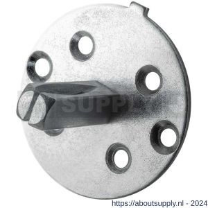 GPF Bouwbeslag AG0017 knopvastzetter Paddenstoel knop ronde plaat - S21010477 - afbeelding 1