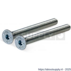 GPF Bouwbeslag GPFAG0318 bout set staal gegalvaniseerd DIN 7991 2x M5x120 mm voor veiligheids kerntrek rozet tot deurdikte 114 mm - S21019935 - afbeelding 1