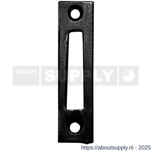Kirkpatrick AK0110 kozijnplaat smeedijzer zwart - S21007647 - afbeelding 1